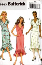 4445 EZ FIT PULLOVR EMPIRE TIE TOP, BIAS SKIRT PATTERN 16-22
